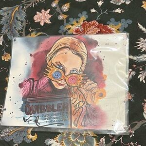 Luna Lovegood Quibbler Art Print with Colorful Glasses